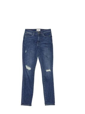 FRAME Women's Blue Le High Skinny Jeans Distressed Size 29